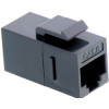 Konektor UTP RJ45  Keystone Cat.6/Class E,  , crni